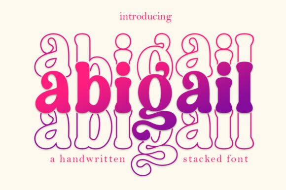 Abigail Stacked: A Premium Display Font Review