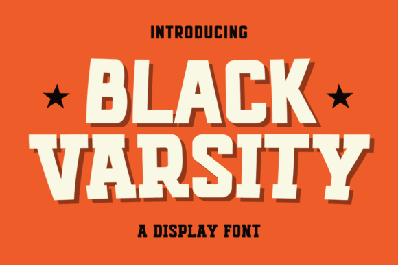 Black Varsity: The Contemporary Display Font for Polished Branding