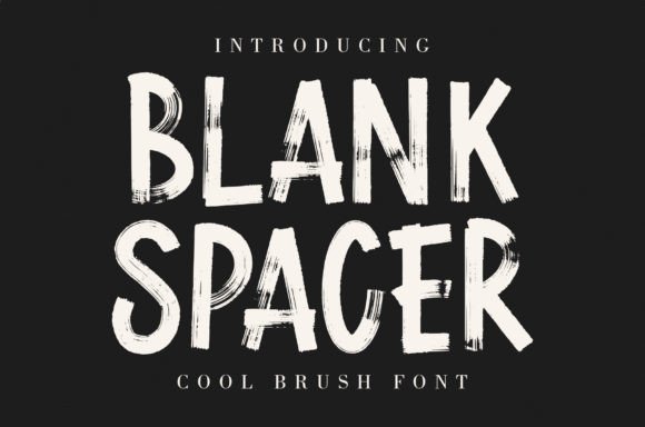 Blank Spacer: The Display Font for Authentic Business Branding