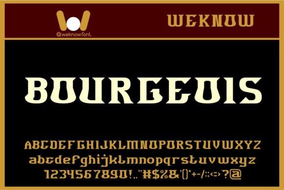 Bourgeois: A Premium Slab Serif Display Font for Bold Branding