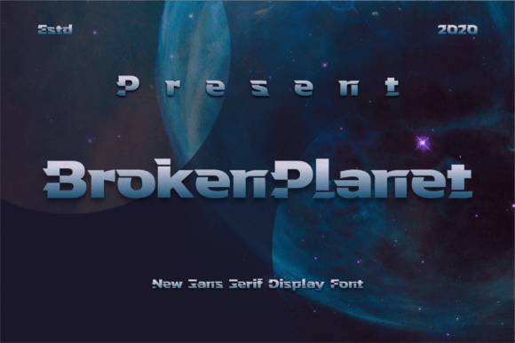 Broken Planet: A Bold Typeface for Modern Editorial Design