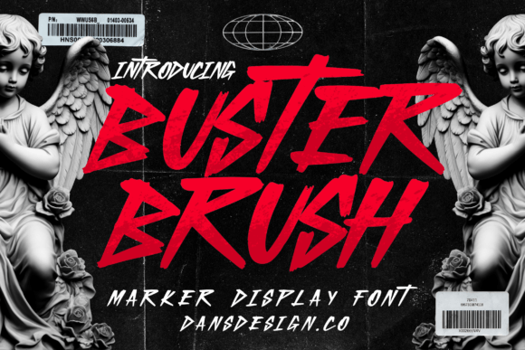 Buster Brush: The Quirky Display Font You Need