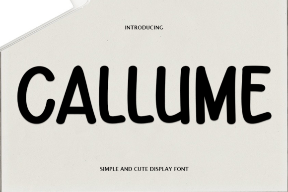 Callume: A Modern Handwritten Font for Editorial Design