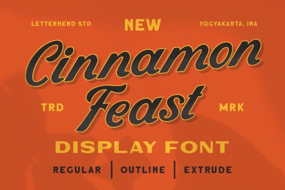 Cinnamon Feast: The Vintage Script Font for Scroll-Stopping Visuals