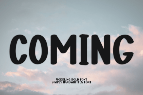 Coming: A Festive Display Font for Holiday Branding