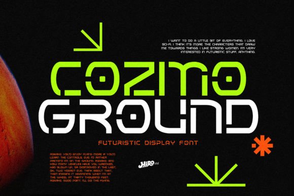 Cozmo Ground: The Futuristic Display Font for Modern Web Design