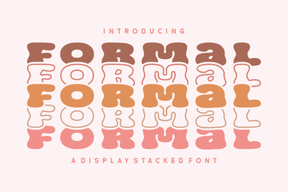 Formal: The Stacked Display Font for Premium Branding