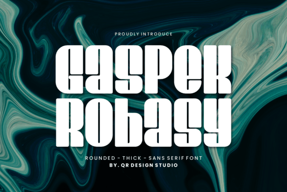 Gaspek Robasy: A Modern Display Font for Digital Design