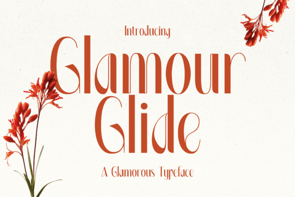 Glamour Glide: The Premium Display Typeface for Luxury Campaigns