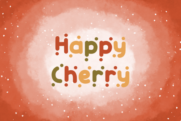 Happy Cherry: A Playful Display Typeface for Creative Makers