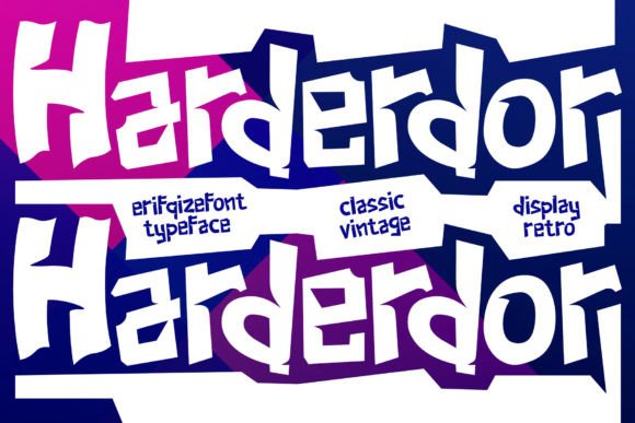 Harderdor: The Elegant Display Font for Handmade Creators