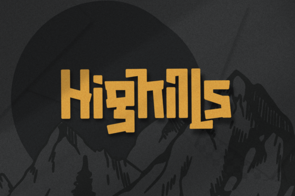 Highills: The Bold Display Typeface for Scroll-Stopping Campaigns