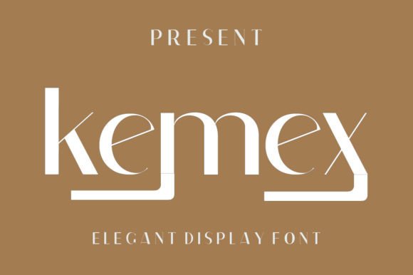 Kemex: A Premium Display Font for Modern Editorial Design