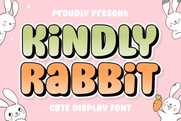 Kindly Rabbit: A Playful Display Font for Digital Branding