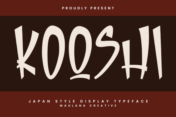 Kooshi: The Japanese Display Font for Bold Web Design