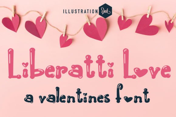 Liberatti Love: A Whimsical Display Font for Creative Branding