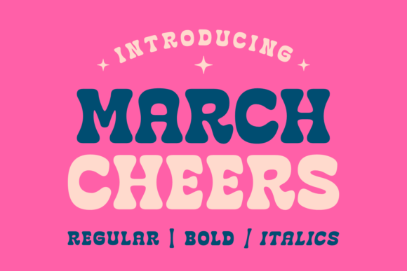 March Cheers: The Ultimate Display Font for Nostalgic Designs