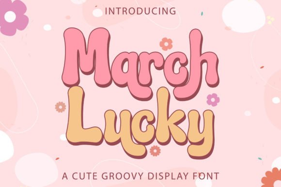 March Lucky: A Retro Display Font for Bold Branding