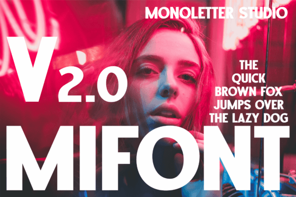 Mifont: A Dynamic Display Typeface for Editorial Design
