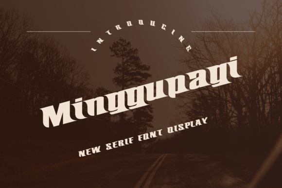 Minggupagi: The Vibrant Display Font for Modern Design