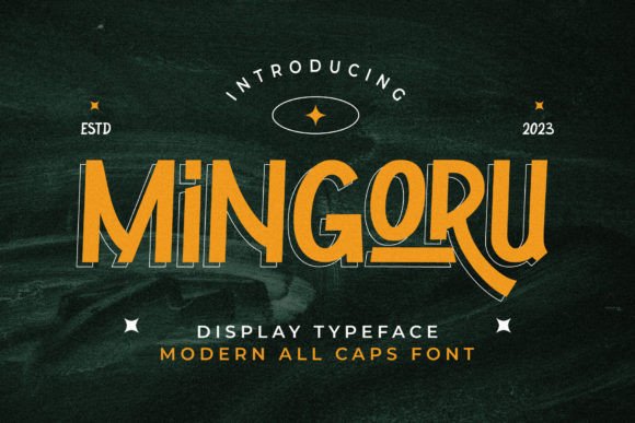 Mingoru: The Playful Display Font for Memorable Brand Identity