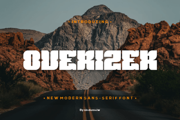 Overizer: The Modern Display Typeface for Digital Brands