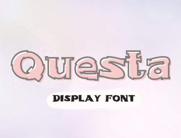 Questa: The Unique Display Font for High-Impact Campaigns