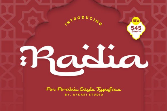 Radia Typeface: Elevate Your Brand with Authentic Arabic Style