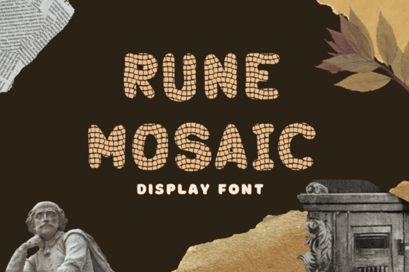 Rune Mosaic: The Captivating Display Font for Artistic Branding