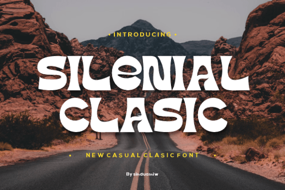 Silenial Clasic: The Retro Display Font for Bold Brand Identity