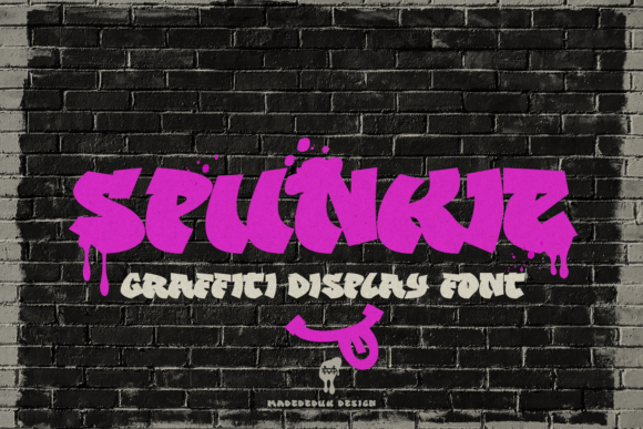 Spunkie: The Bold Display Font for Urban Brand Identity