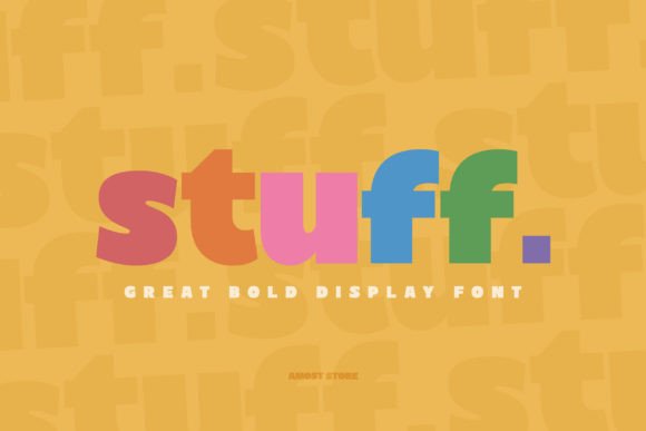 Stuff: A Vintage-Modern Typeface for Editorial Design