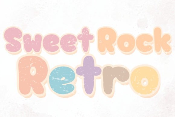 Sweet Rock Retro: The Premium Display Font for Nostalgic Campaigns