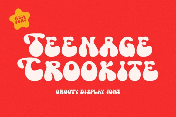 Teenage Crookite: The Retro Display Font for Handmade Brands