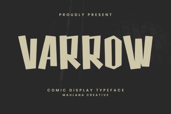 Varrow: The Commanding Display Font for Modern Editorial Design