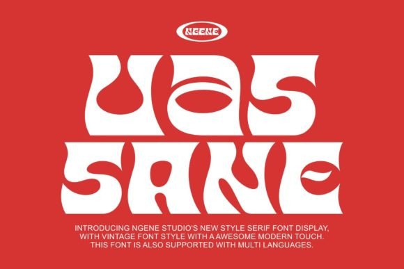 Vas Sane: A Modern Display Typeface for Editorial Design