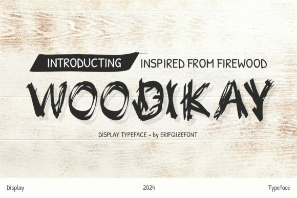 Woodikay: A Bold Display Typeface for Editorial Impact